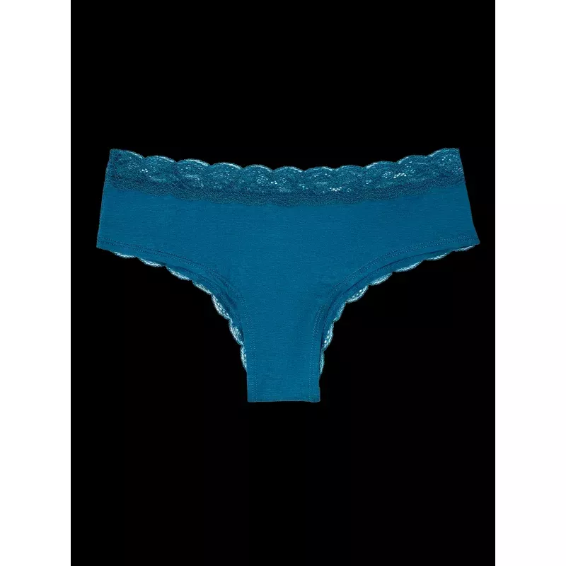 Moroccan Blue Womens Lace Briefs
