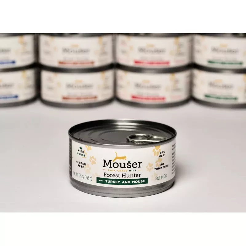 Mouse & Turkey Canned Cat Food -Forest Hunter