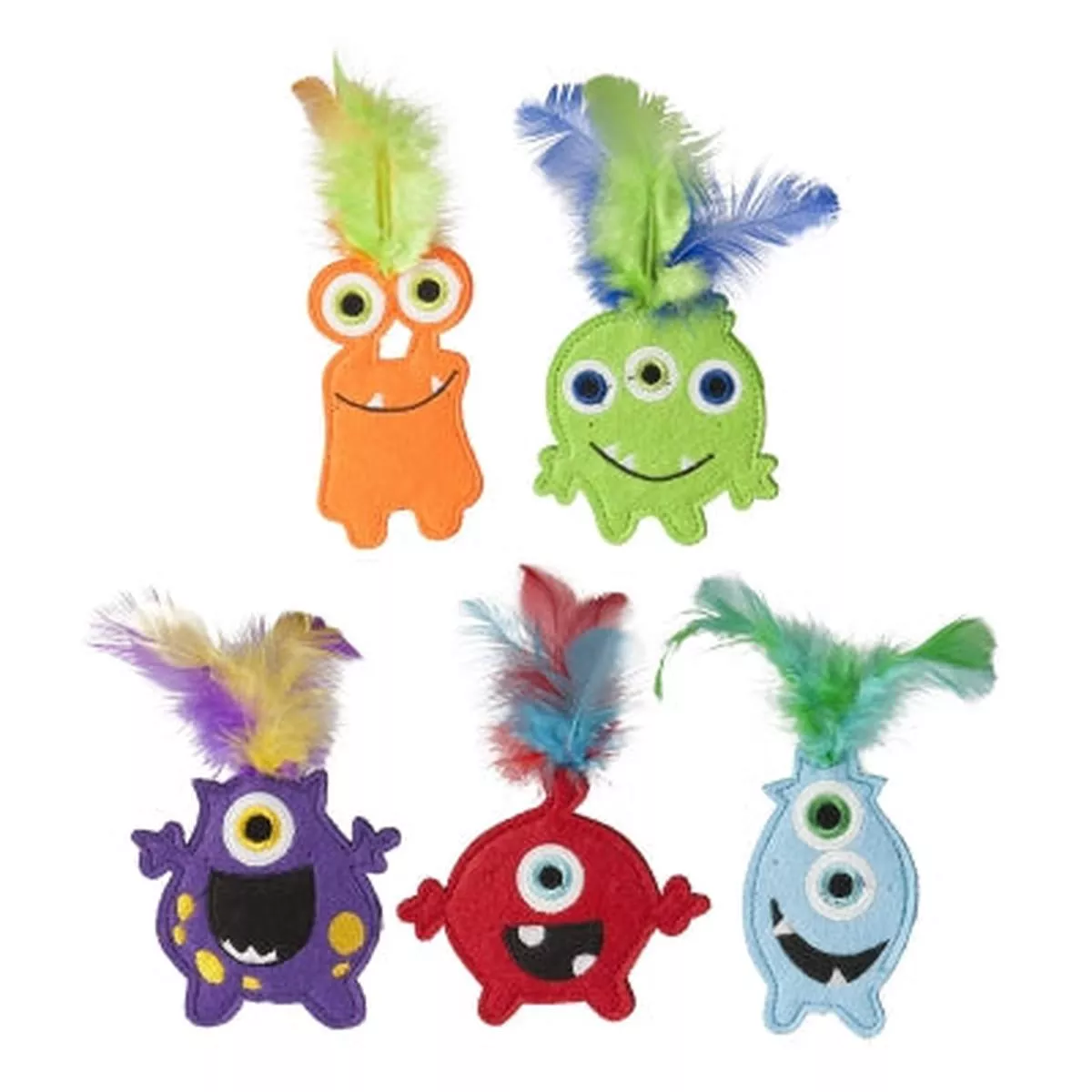 Multipet Catnip Monster Assorted Cat Toy
