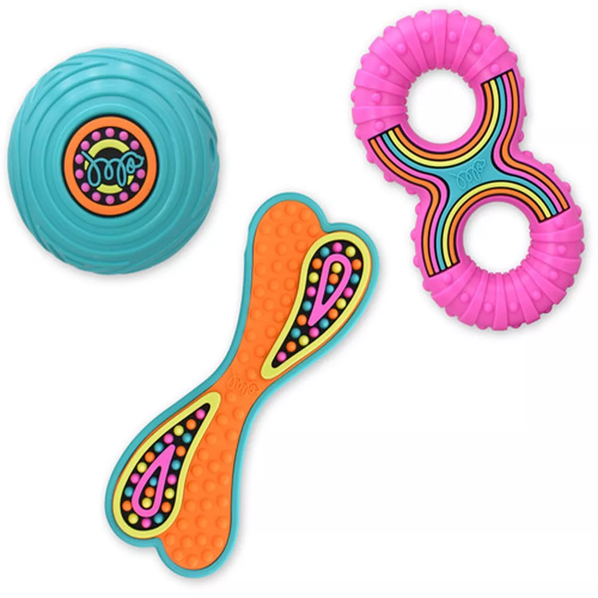 Multipet Grooverz TPR Dog Toys