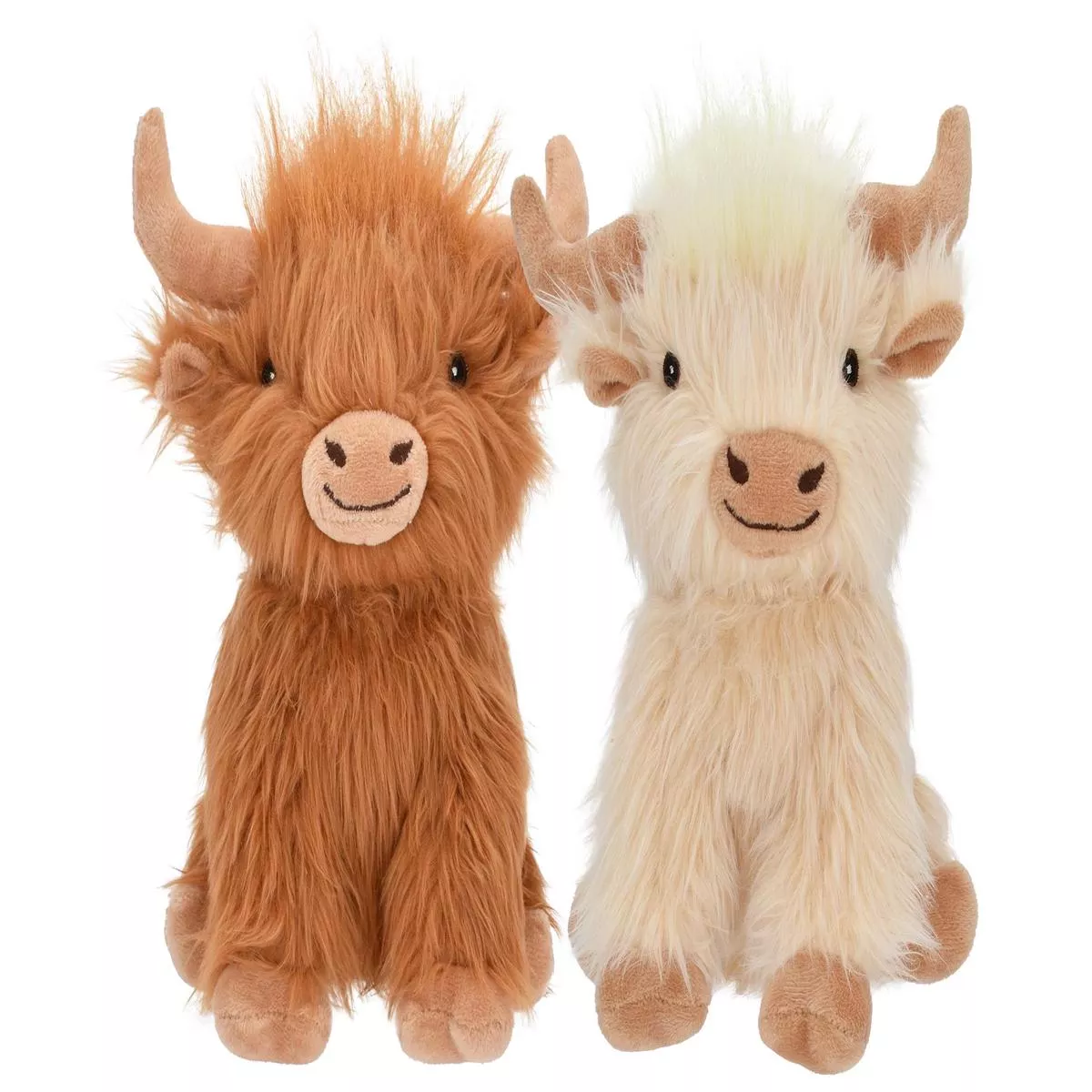 Multipet Highland Cow Plush Dog Toy, Assorted