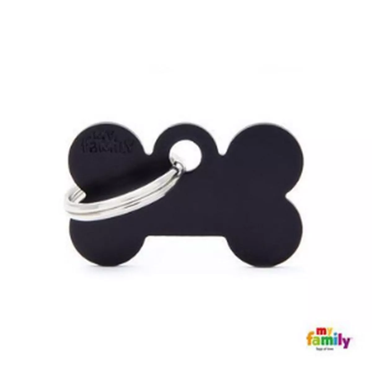 MyFamily Basic Collection Bone Tag Aluminum Black