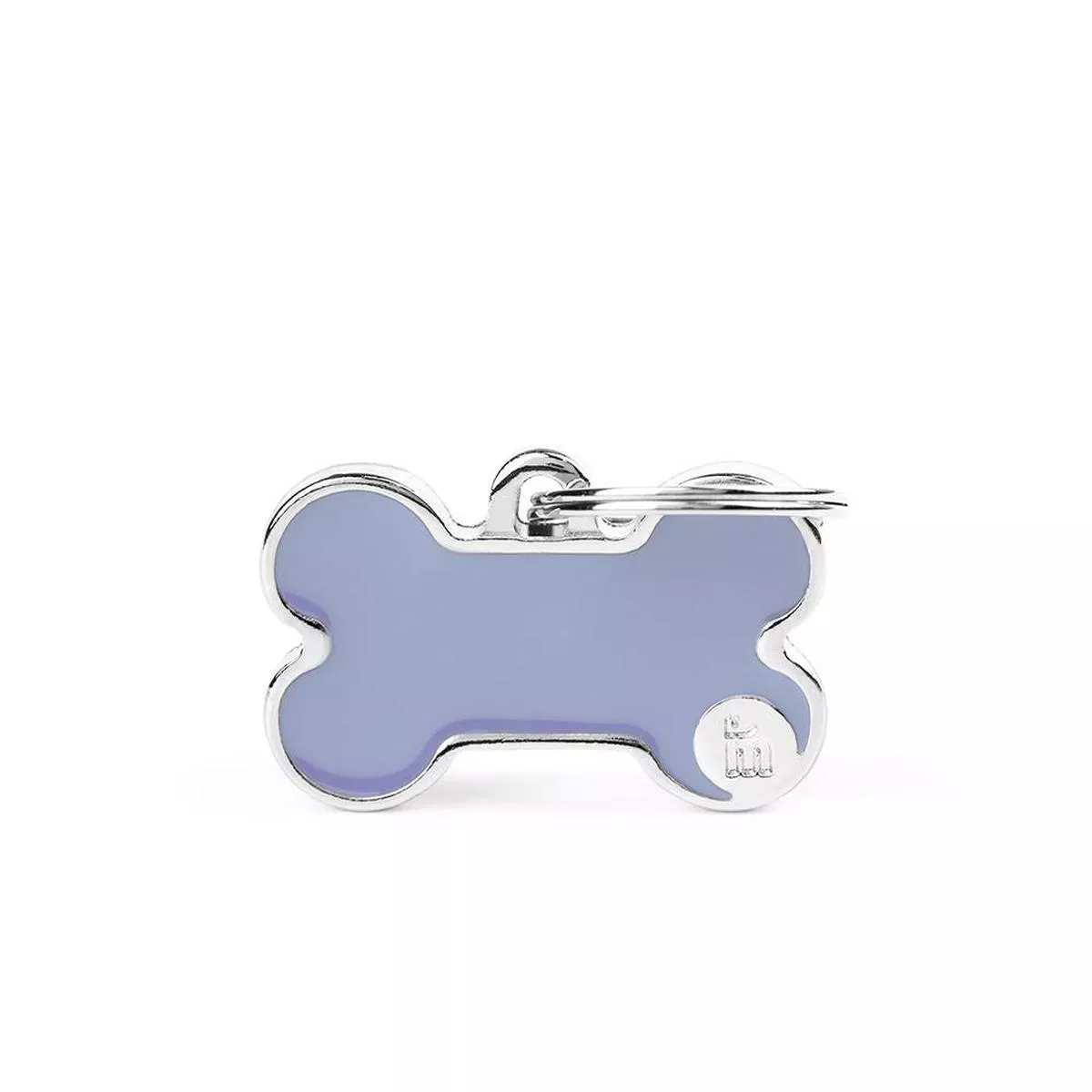 MyFamily Basic Handmade Bone Pet ID Tag, Lilac