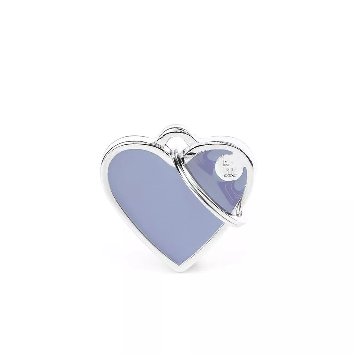 MyFamily Basic Handmade Heart Pet ID Tag, Lilac