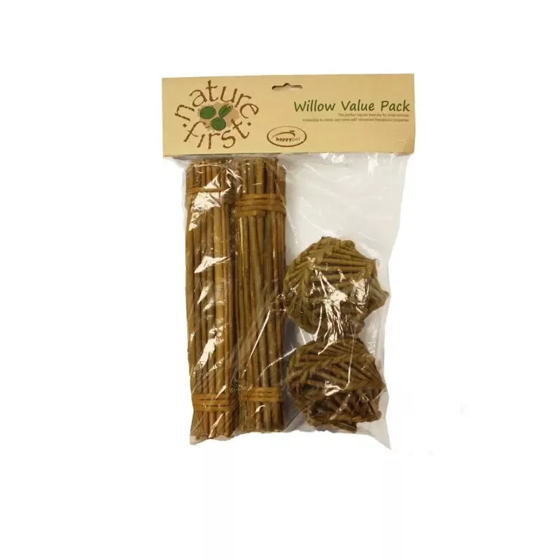 Nature First Willow Value Pack – 2 Sticks / 2 Small Balls