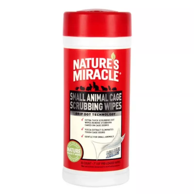 Nature's Miracle Small Animal Cage Cleaning Wipes