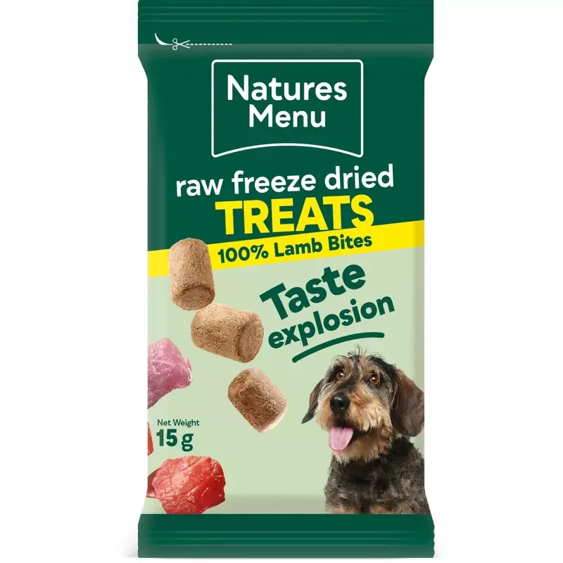 Natures Menu Freeze Dried Bites Lamb 15g