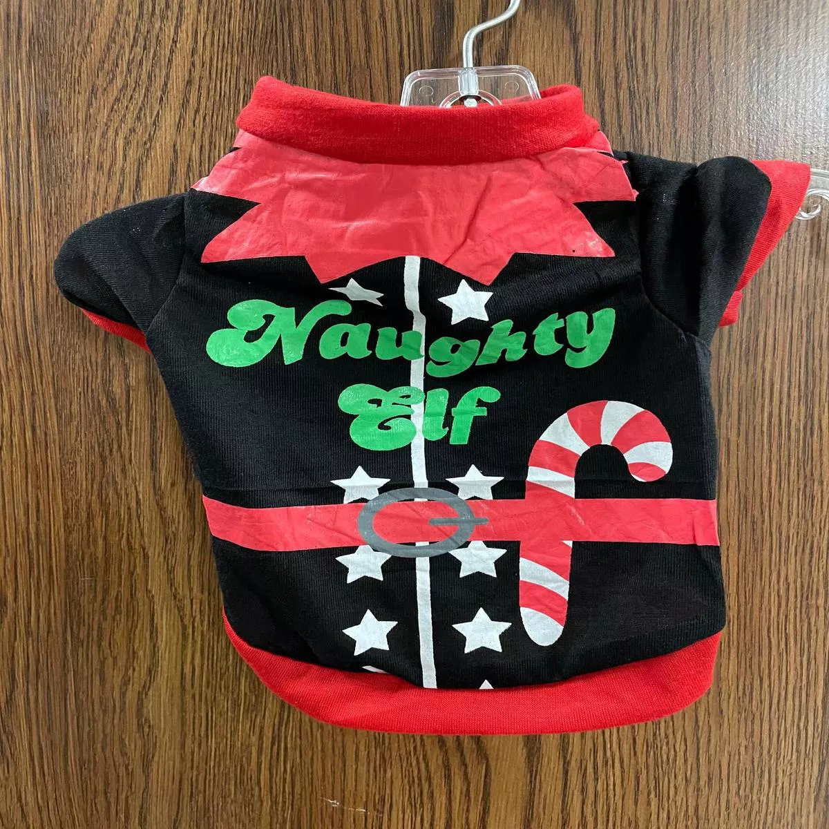 Naughty Elf costume Tshirt – Small