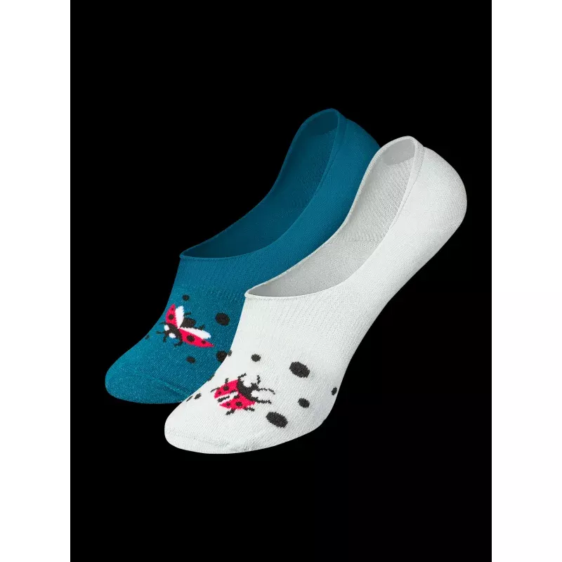 No Show Socks Ladybugs & Dots