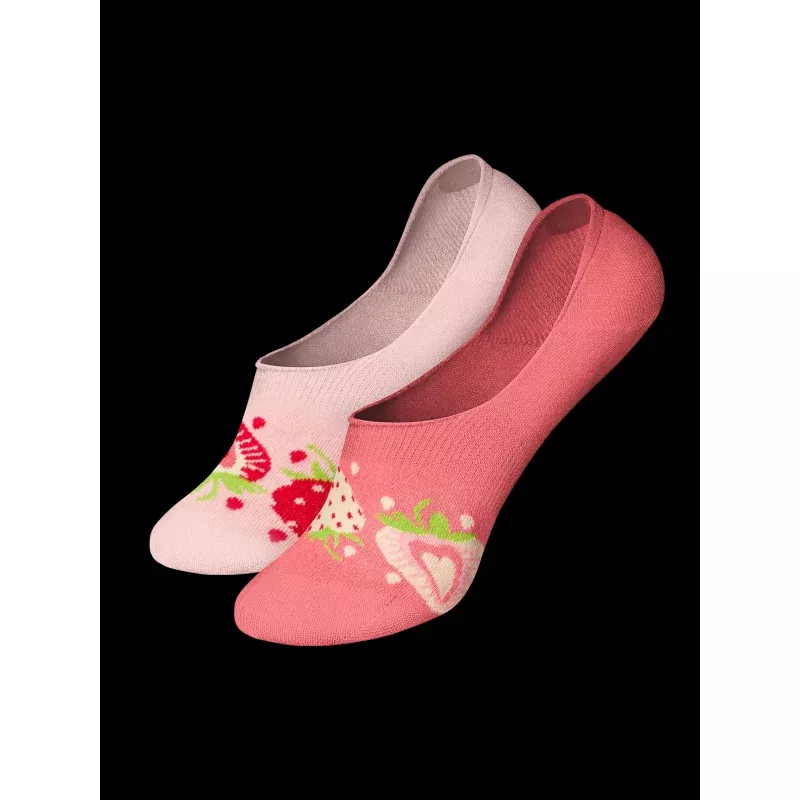 No Show Socks Sweet Strawberries