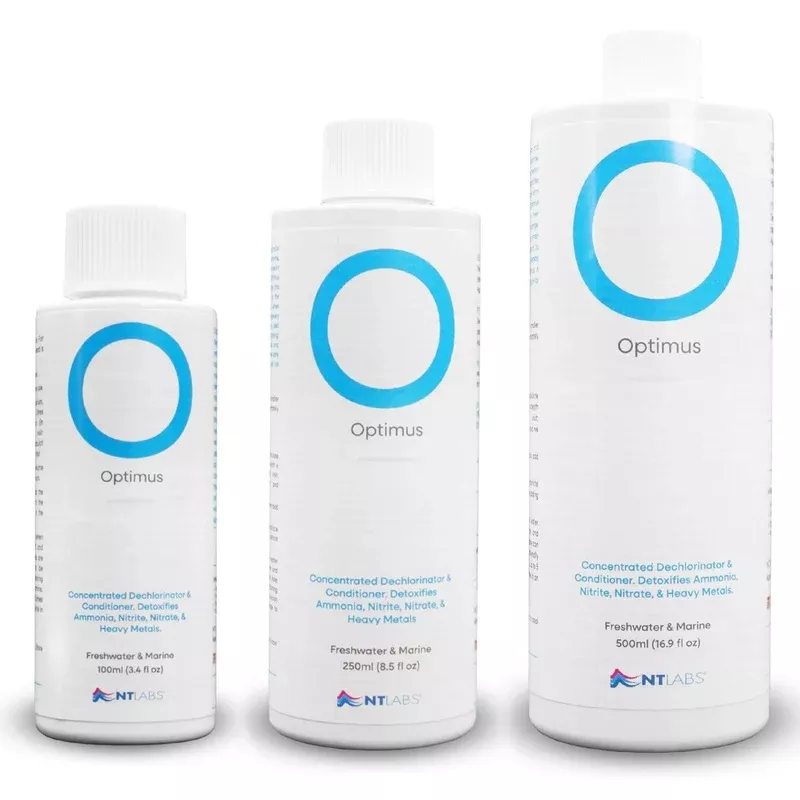 NT Labs Optimus Concentrated Dechlorinator & Conditioner 3 Sizes