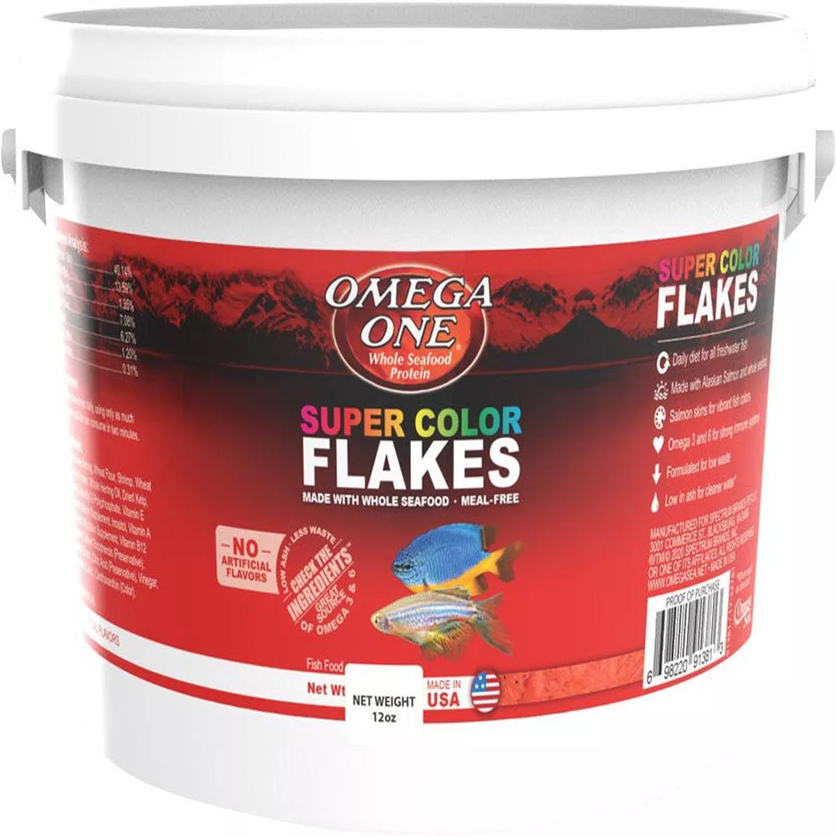 Omega One Super Color Flake – 12 OZ
