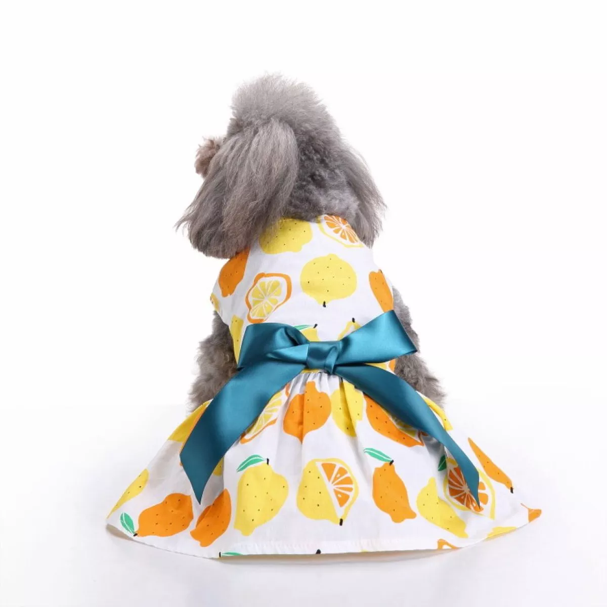 Orange Pet Dress Yellow