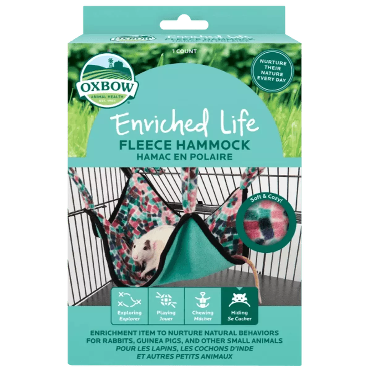 Oxbow Enriched Life – Fleece Hammock