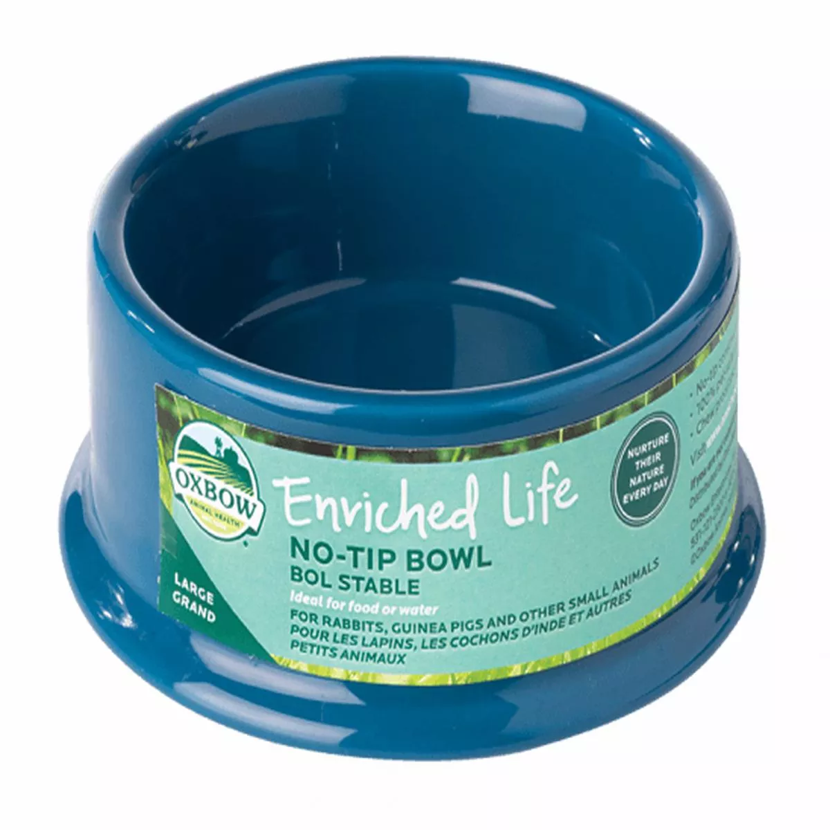 Oxbow Enriched Life No-Tip Bowl – Large