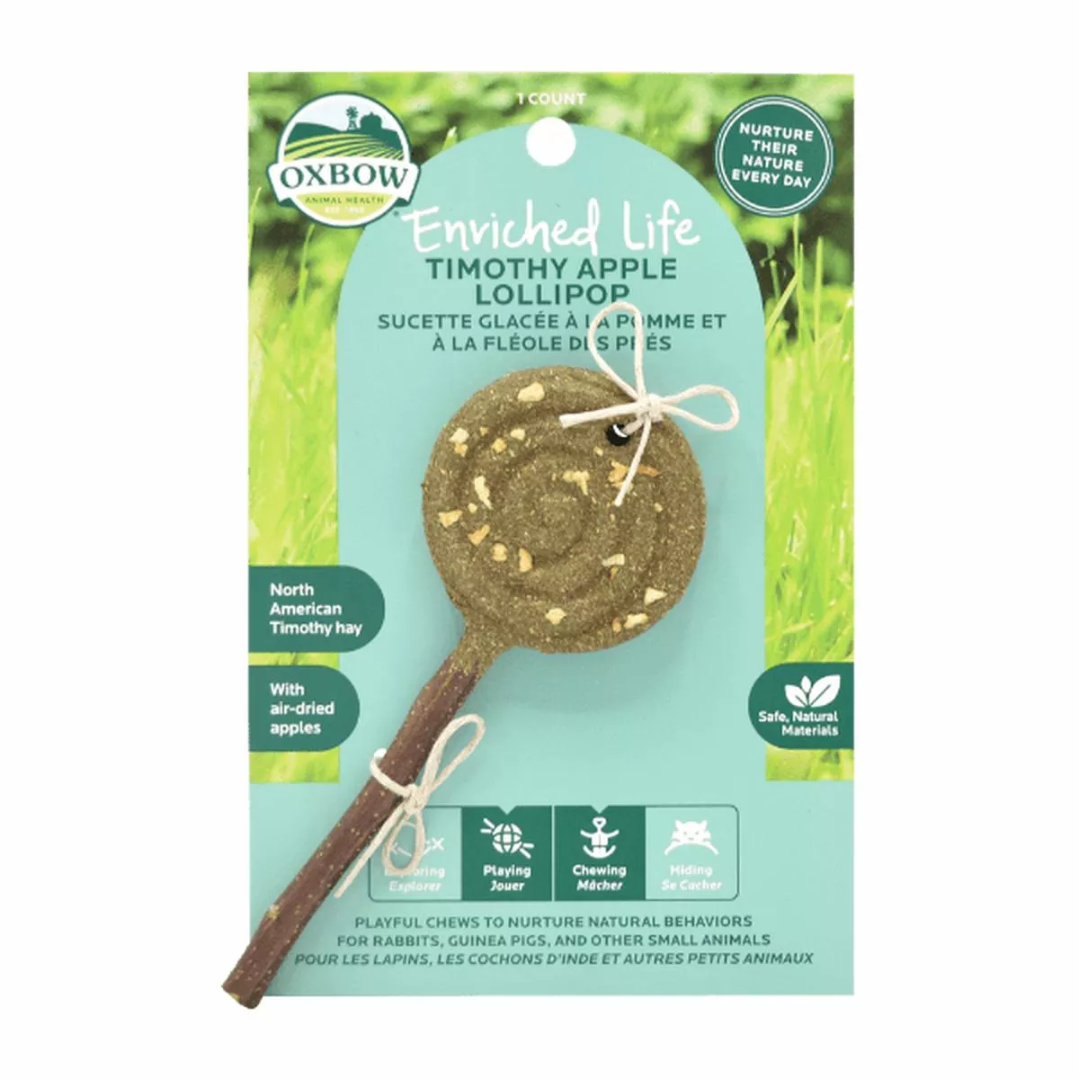 Oxbow Enriched Life – Timothy Lollipop; Apple