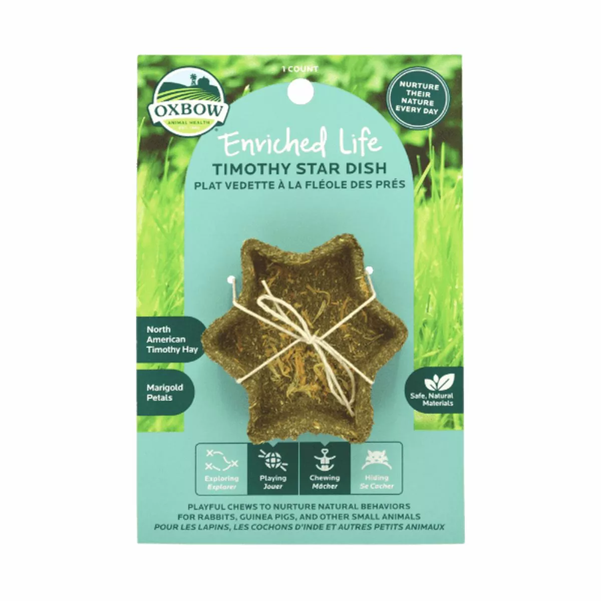 Oxbow Enriched Life – Timothy Star Dish