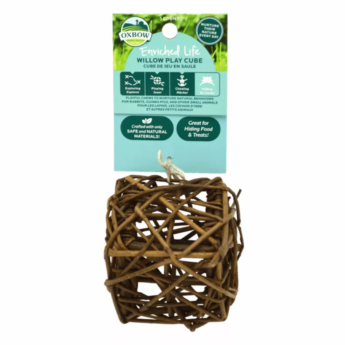 Oxbow Enriched Life – Willow Play Cube