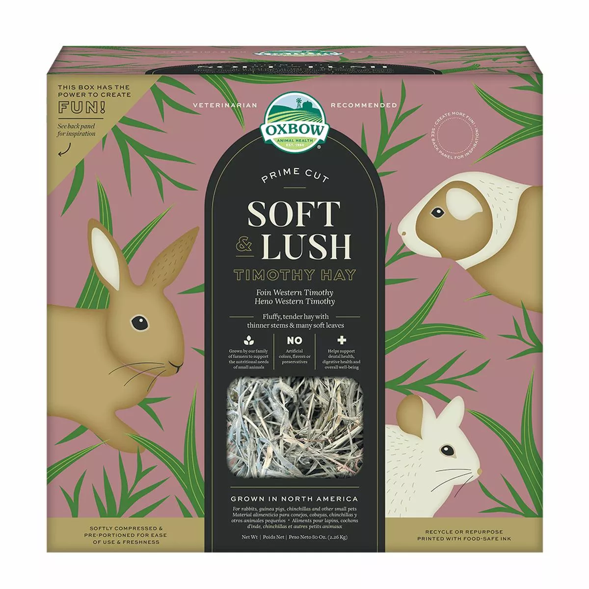 Oxbow Prime Cut Soft & Lush Hay – 80 oz