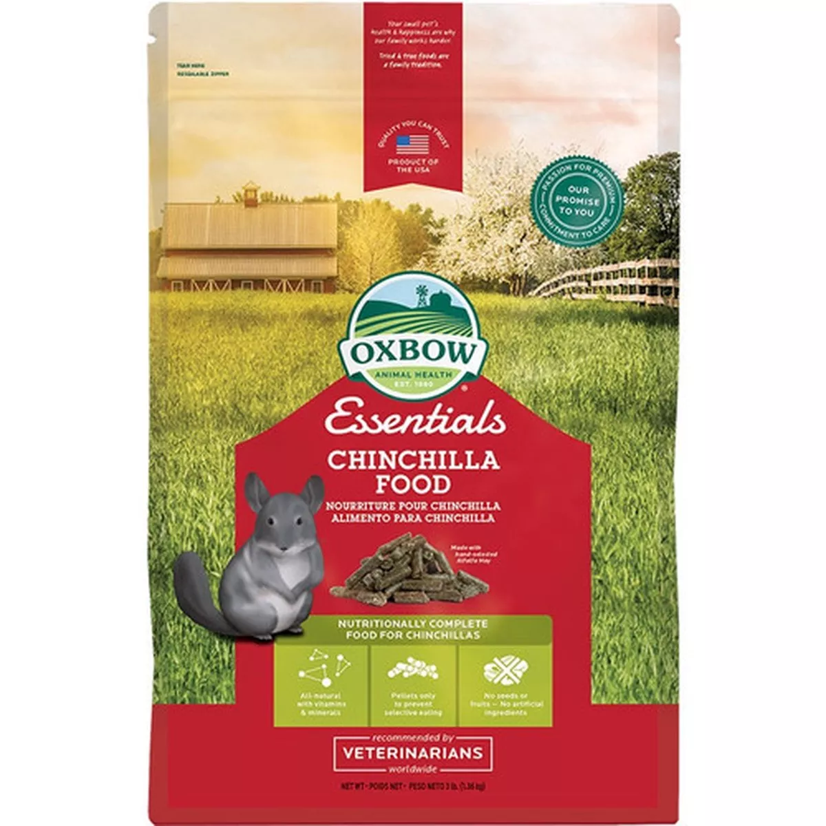 Oxbow Small Animal Essentials Chinchilla Food