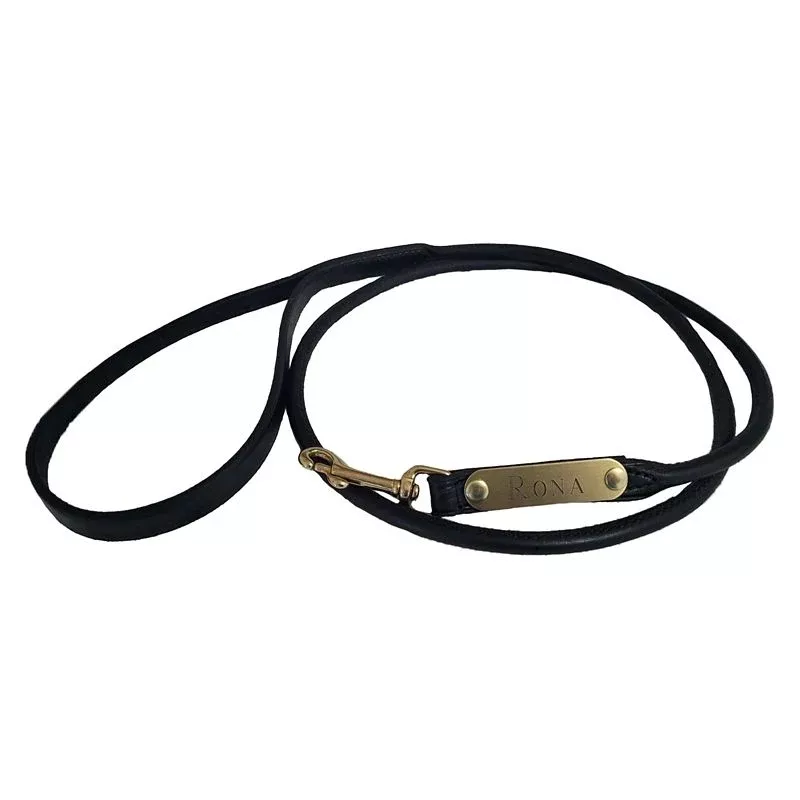 Ozark Personalized Leather Dog Leash