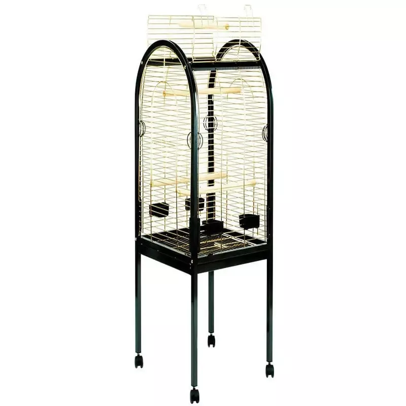 Parrot Cage Junior 55X55X130 cm Black
