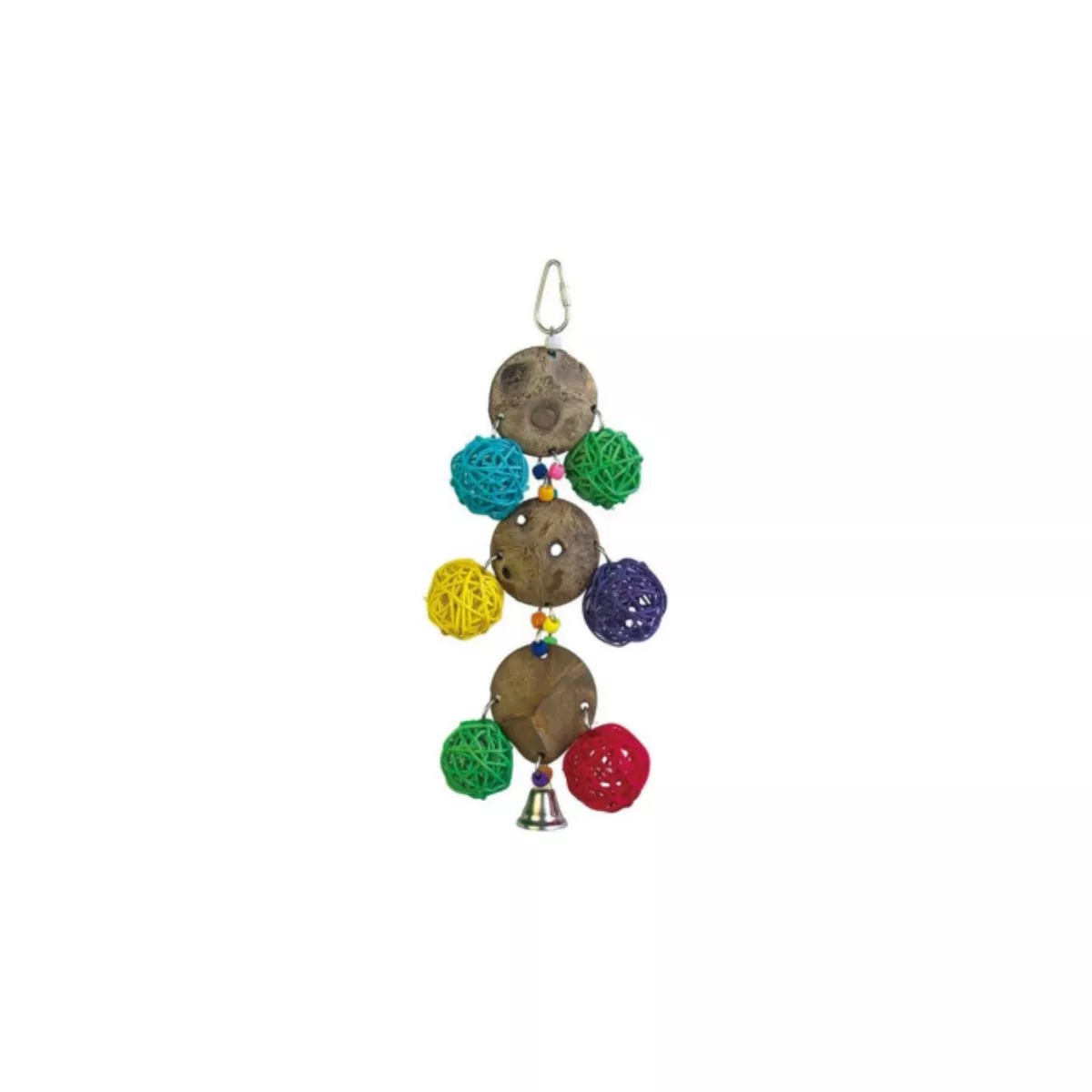 PARROT TOY COCONUT HOUSE