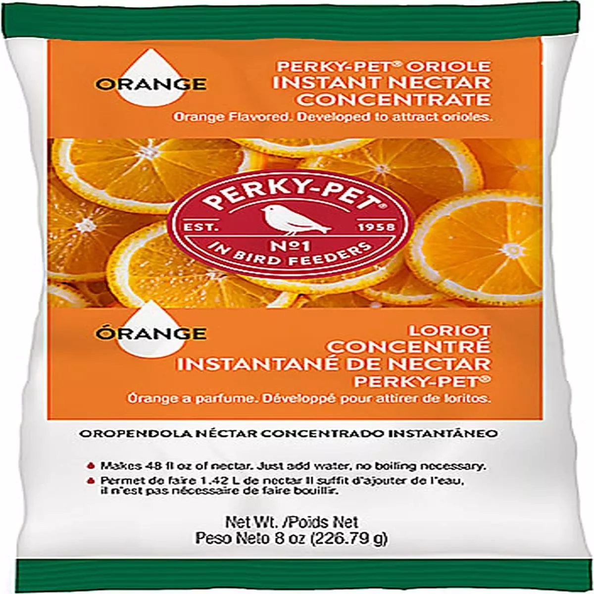 Perky-Pet Oriole Instant Nectar Concentrate – ORANGE | 8 OZ