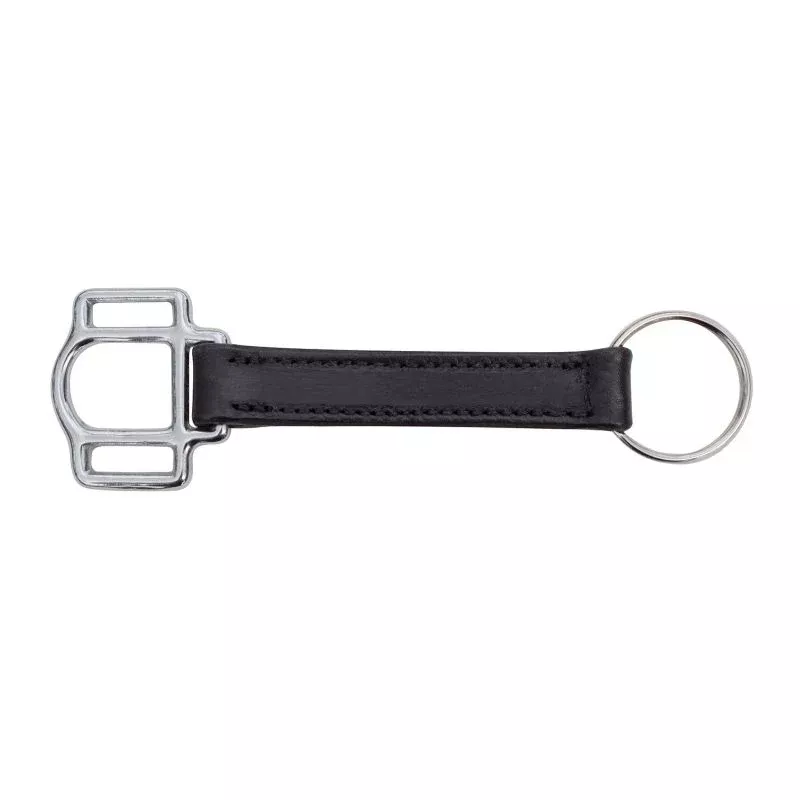 Personalized Halter Cheek Leather Keychain