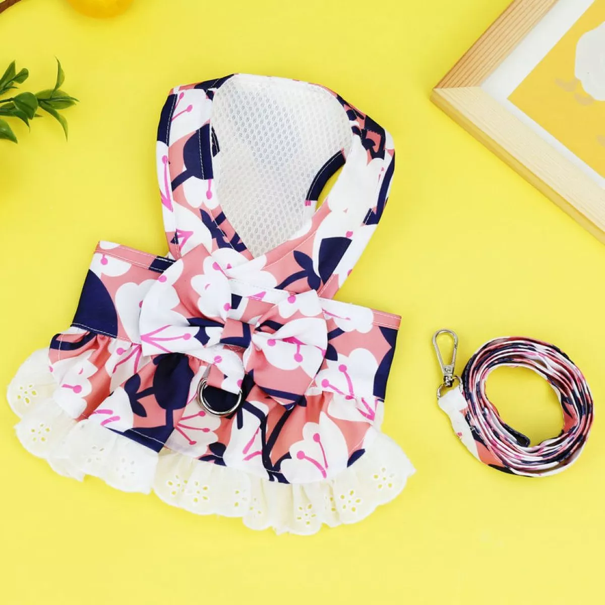 Pet Clothes Cat Dress Pink