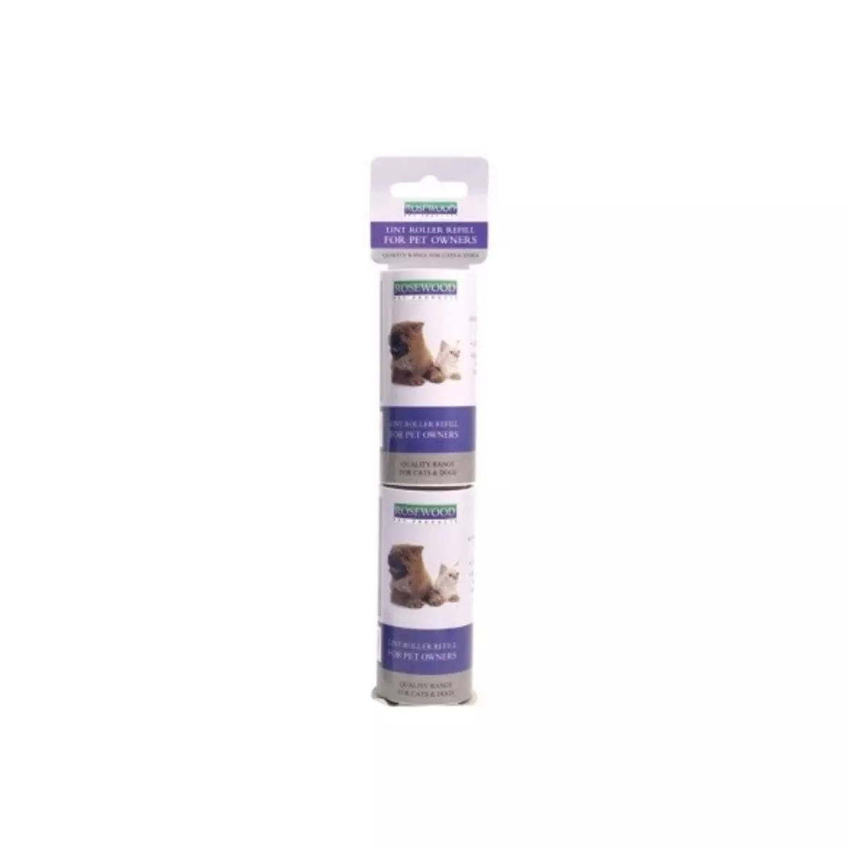 PET LINT ROLLER REFILL x 2