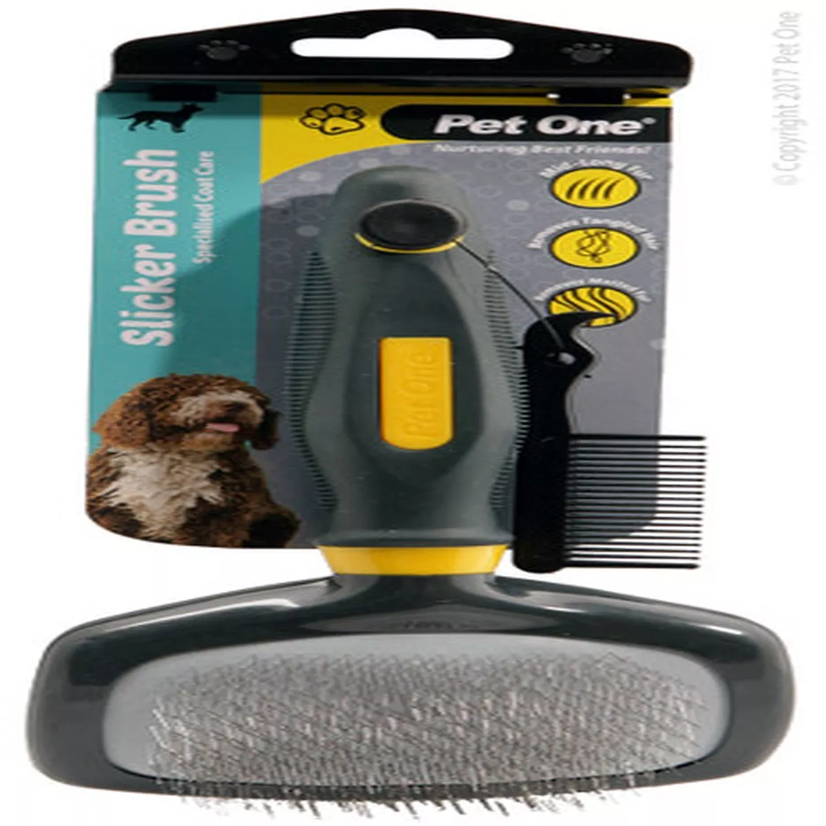 Pet One Dog Grooming Slicker Brush