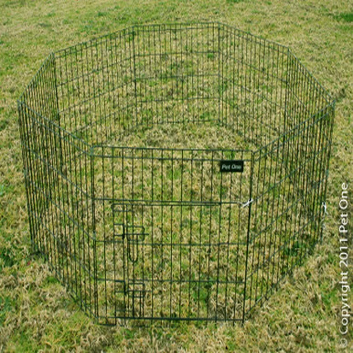 Pet One Puppy Pen Small 8 Panels Black
