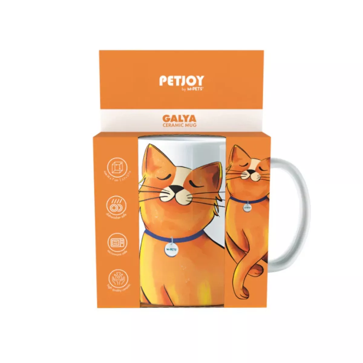 PETJOY Mug Galya - Orange 350ml