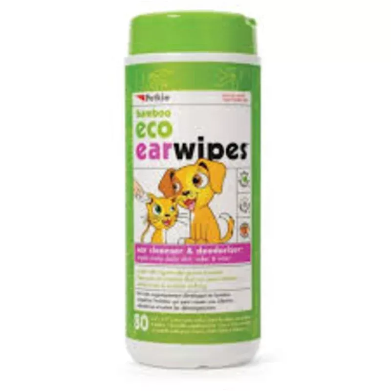 Petkin Bamboo Eco Ear Wipes