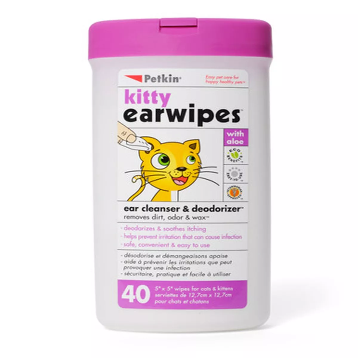 Petkin Kitty Wipes