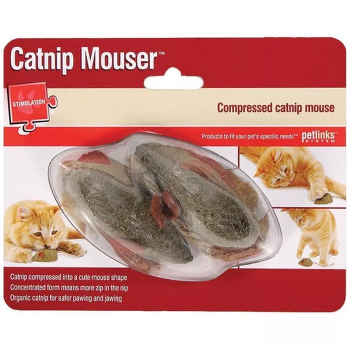 Petlinks Catnip Mouser Compressed Catnip Cat Toy