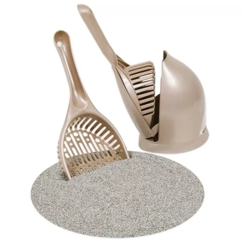 Petmate Scoop ‘N’ Hide Cat Litter Scoop (Titanium)