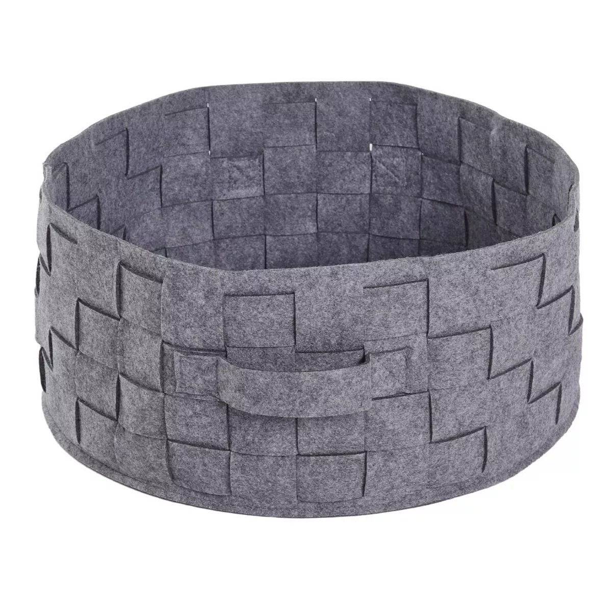 Pets Mood Woven Round Felt Cat Bed, WF0174