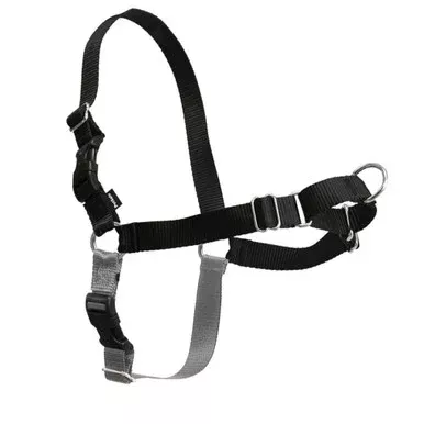 Petsafe Easy Walk No Pull Dog Harness – Medium/large – Black/silver