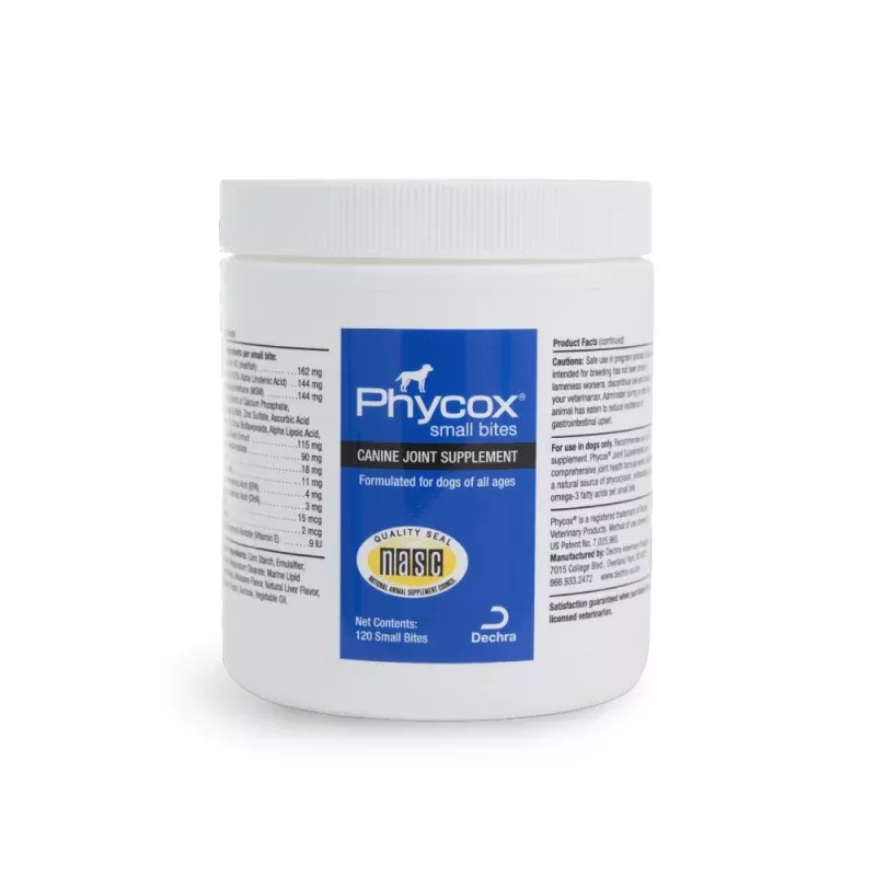 Phycox Small Bites Canine Joint Supplement, 120 ct