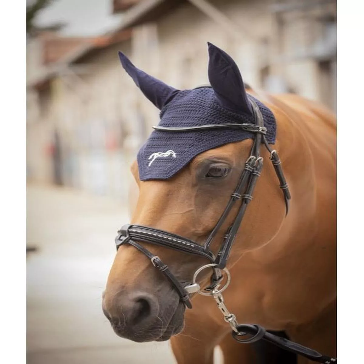 Pnlope Cotton Fly Veil – Navy