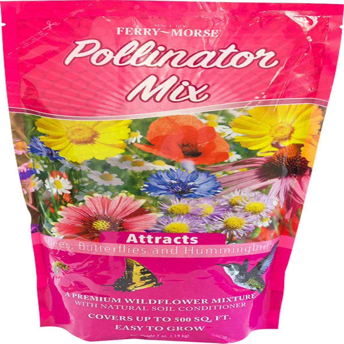 Pollinator Wildflowers Mix – 500 SQ FT