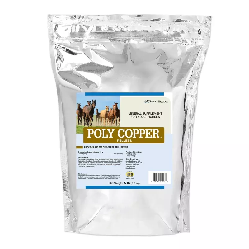 Poly Copper, Mineral Supplement for Horses, Pellets