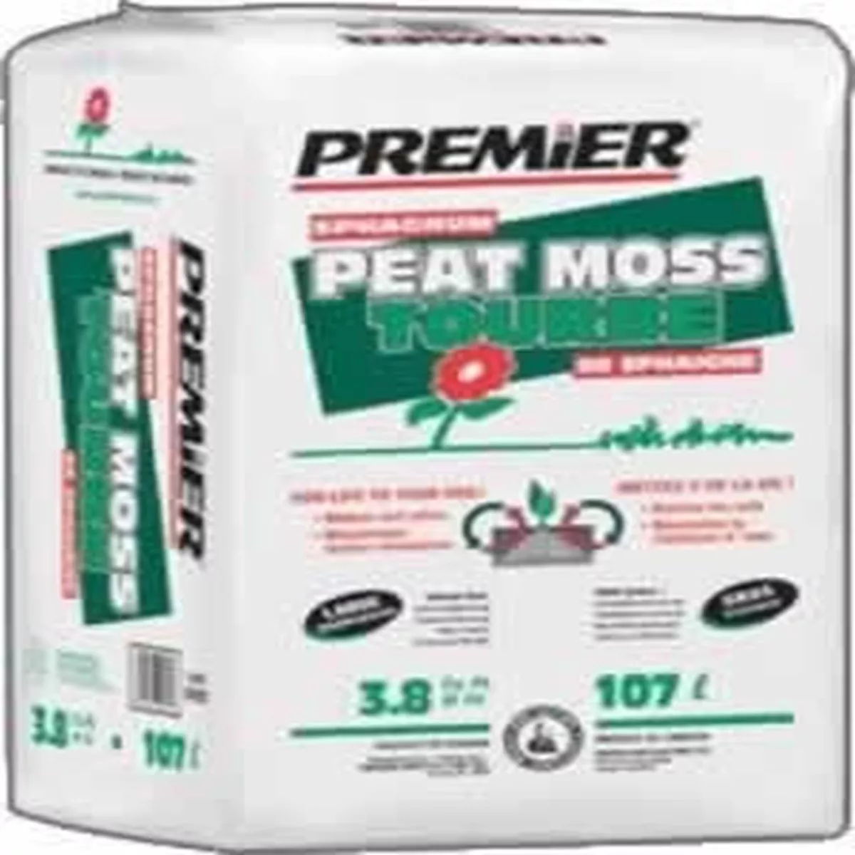 Premier Sphagnum Peat Moss 1 Cubic Foot