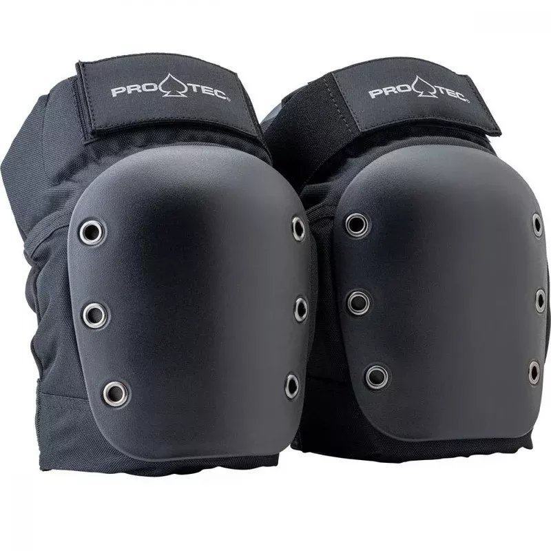 Pro-Tec Open Back Street Knee & Elbow Pad Set – Black