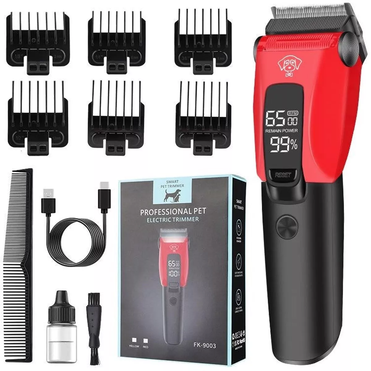 PROFESIONAL WIRELESS PET CLIPPER