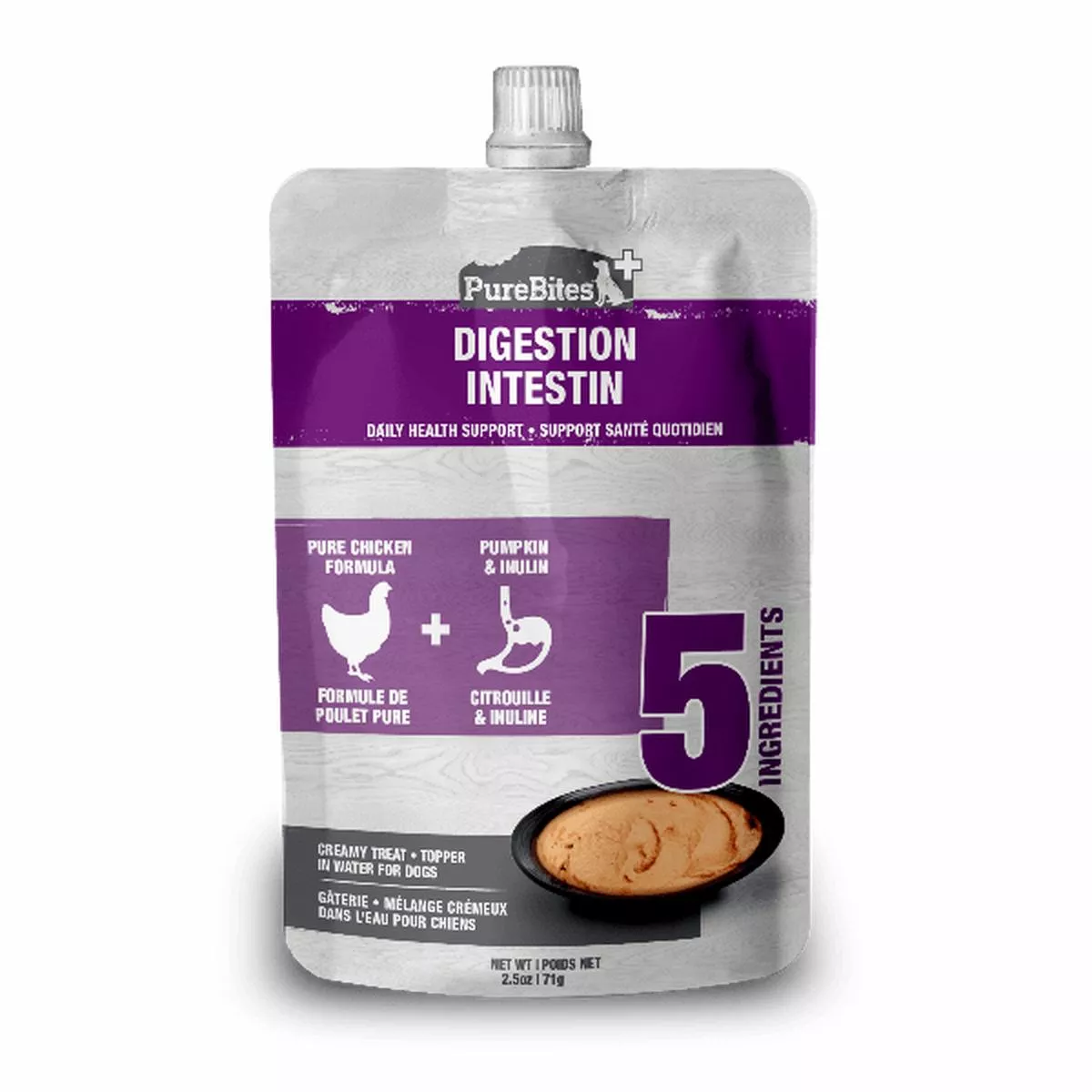 PureBites+ Squeezables For Dogs; Digestion