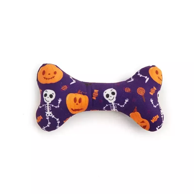 Purple Plush Christmas Bone