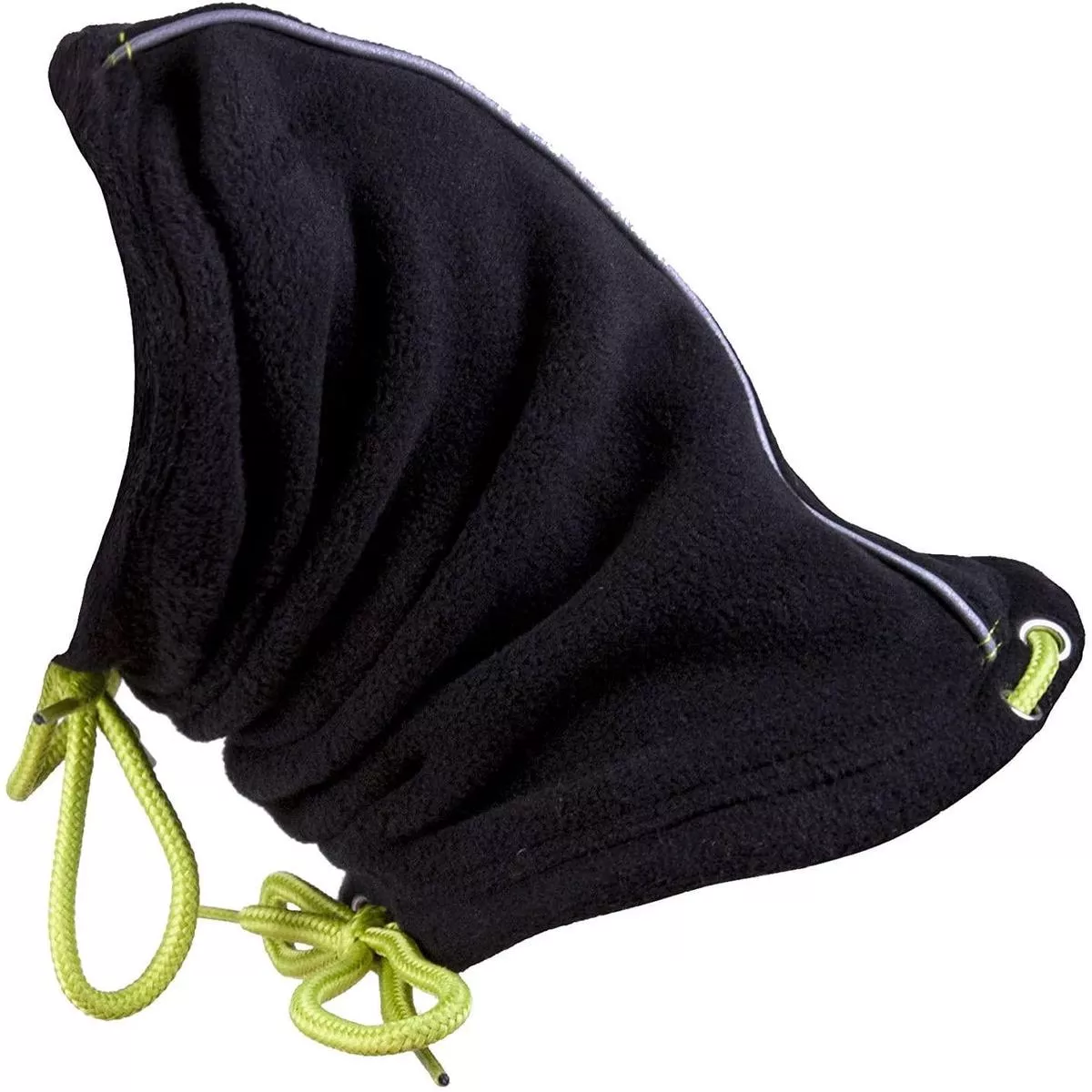 RC Pets Summit Snood Dog Hat & Scarf, Black/Lime